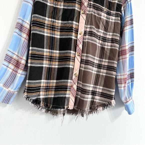 Rails Brando Top in Chelsea Plaid patchwork multicolored print - Picture 5 of 10